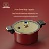 Huoxiang Sapphire Enamel Micro-Pressure Soup Pot