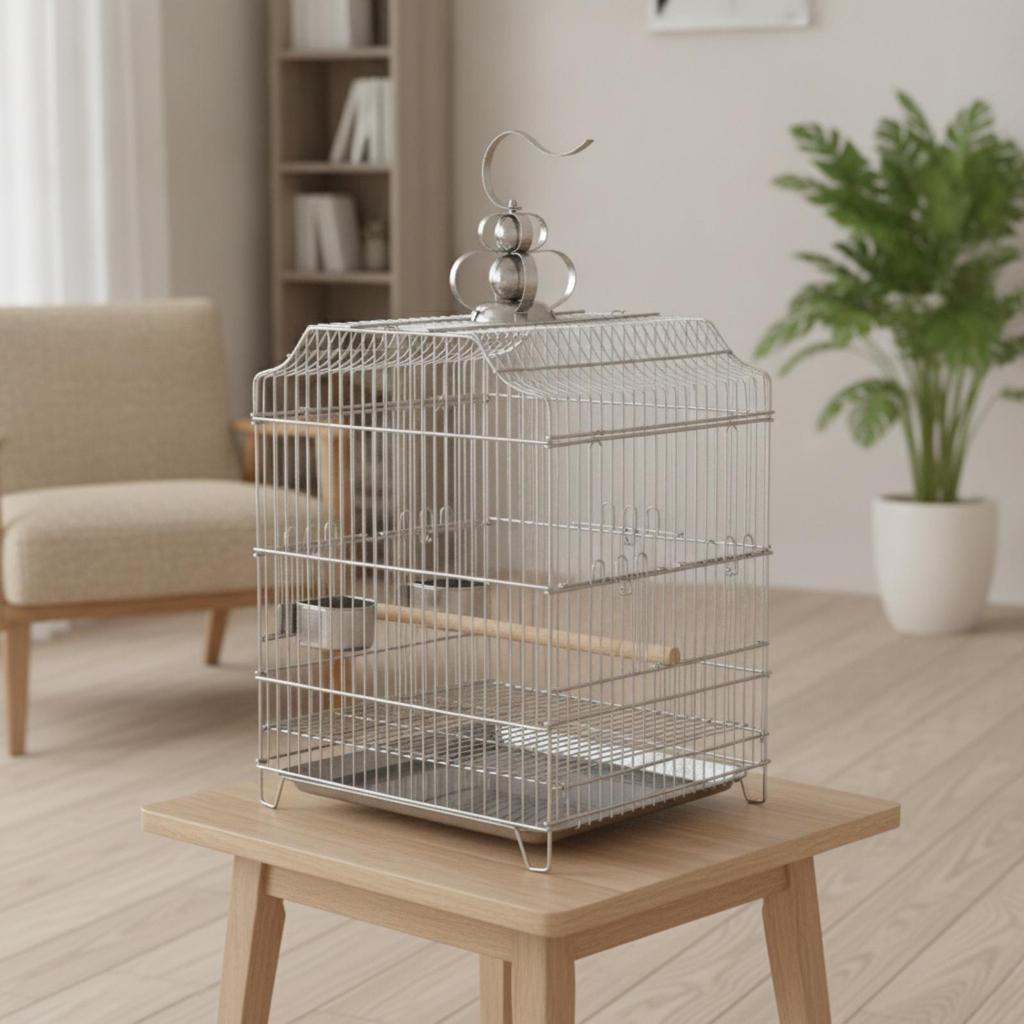 Stainless Steel Birdcage Cage Rust-Resistant Pet Supply for
