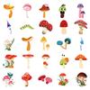 50PCS Mushroom Waterproof Stickers, Cute Decorative Decals for Laptop, Fridge & Notebook