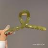 7Designs Giant Flower Cross Acrylic Hair Claw Clips for Women Accessories Jewelry Korean Jelly Large Resin Crab Clamp Headwear