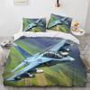 Airplane Bedding Duvet Cover Sets For Kidsboys Print Aeroplane Comforter Cover Birthday Gift Soft Microfiber Bedroom Bed Cover