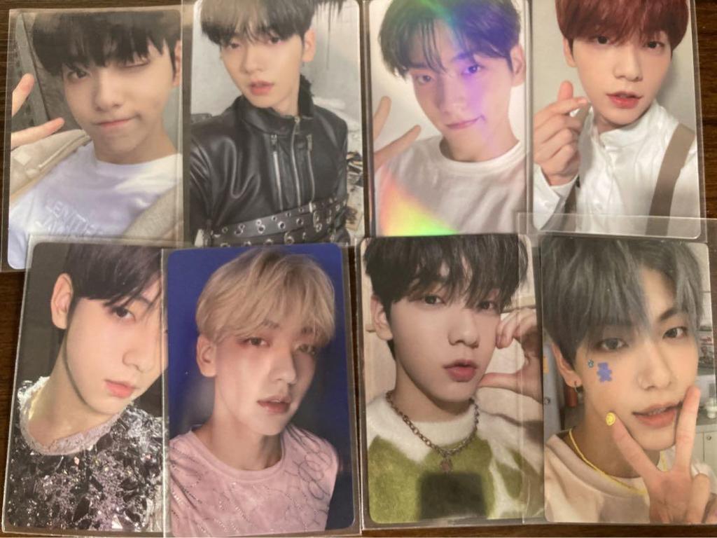 [USED] txt subin trading card set