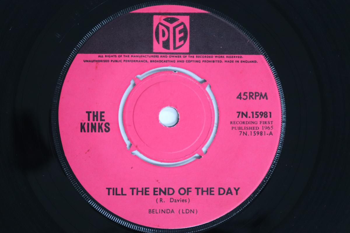 

7inch Record KINKS - Till The End Of The Day / Where Hav 7N15981 PYE RECORDS 1965 UK Rock Used