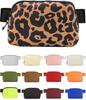 Unisex Waterproof Mini Belt Bag, Adjustable Waistband, Small Fanny Pack, Crossbody Sports Waist Pack