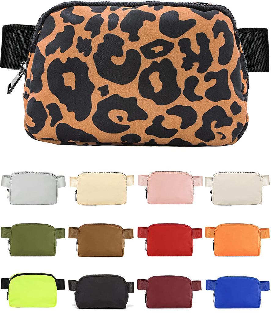 Unisex Waterproof Mini Belt Bag, Adjustable Waistband, Small Fanny Pack, Crossbody Sports Waist Pack