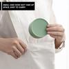 4 Pcs Travel Soap Box Holder Case, Portable Leak Proof Round Soap Dishes Container with Lid for Shower Gym Bathroom