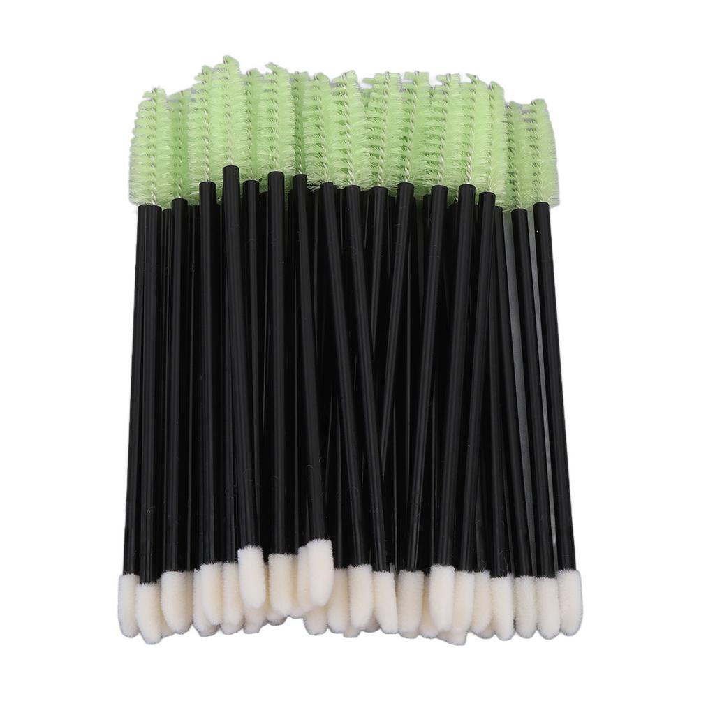 Disposable Eyelash Eyebrow Brush Double Headed Lip Brush Mascara Wands Applicators for Eyelash Extensions