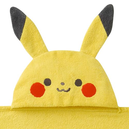 Monpoke Pikachu Hooded Bath Towel, Yellow, B896090