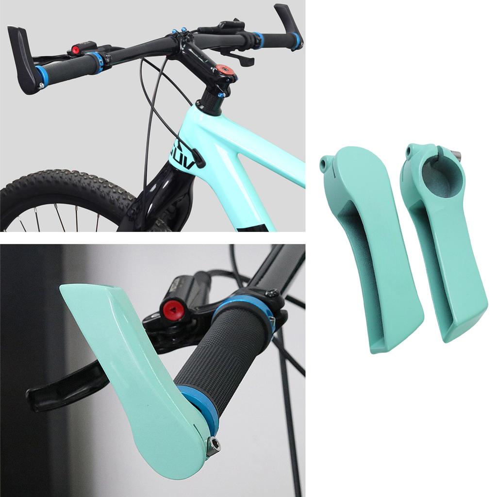 2Pcs Adjustable Bicycles Handlebar Aluminum Alloy Bar Ends Mountain Bike Vice Handle Rest Bar End Extenders for Cycling