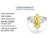 Nine Beauty High Carbon Diamond 7 Carat Zircon Marquise Ring for Women In S925 Sterling Silver