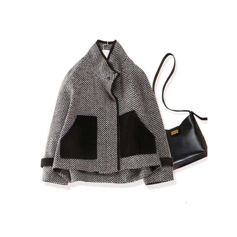 Big British Orders! A- Line Cloak King Attribute Female Woven Woolen Gradient Color Outwear New Fall and Winter New