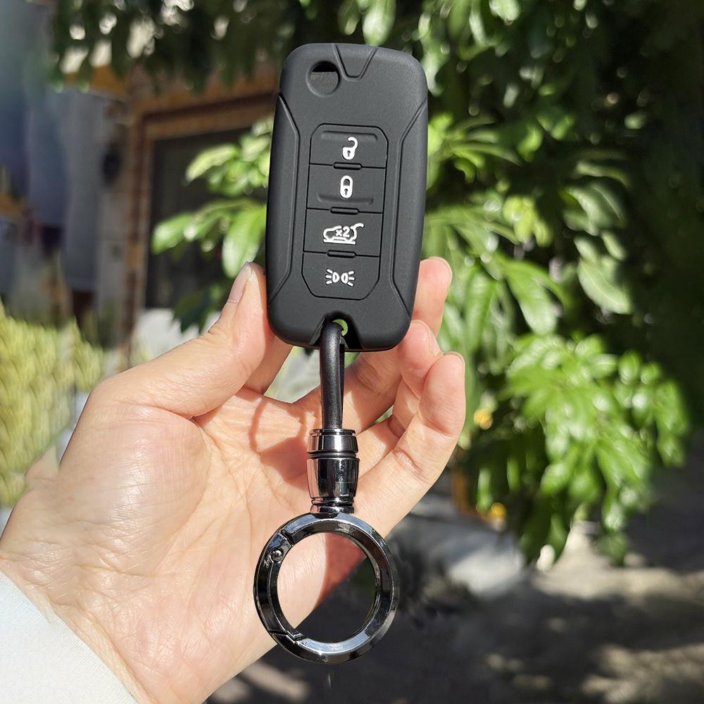 

Колпачки на ключи автомобиля для Jeep Compass Renegade Cherokee Grand Dodge Ram Charger 1500 Chrysler 300C Jour Автоаксессуары Чехол