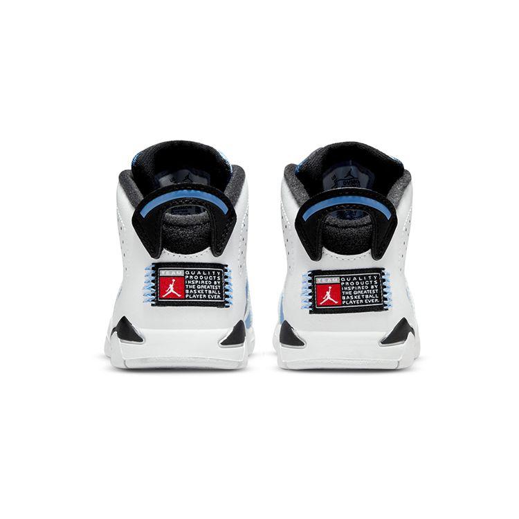 Air Jordan 6 Retro TD UNC Home White University Blue Black DV3606-410