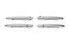 Handle Pads (5 Pcs, Stainless Steel) OmsaLine, Italian Stainless Steel, Without Buttons for Toyota Rav 4 2006-2013
