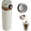 THERMAL TRAVEL MUG STEEL 450 Ml FOR COFFEE TEA WATER