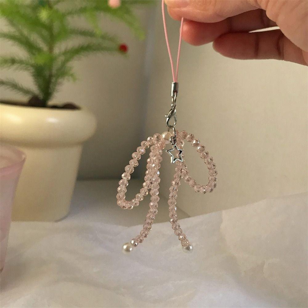 Sweet Girl Y2K Phone Lanyard Phone Charms Cellphone Chain Bead Phone Pendant  CCD Camera