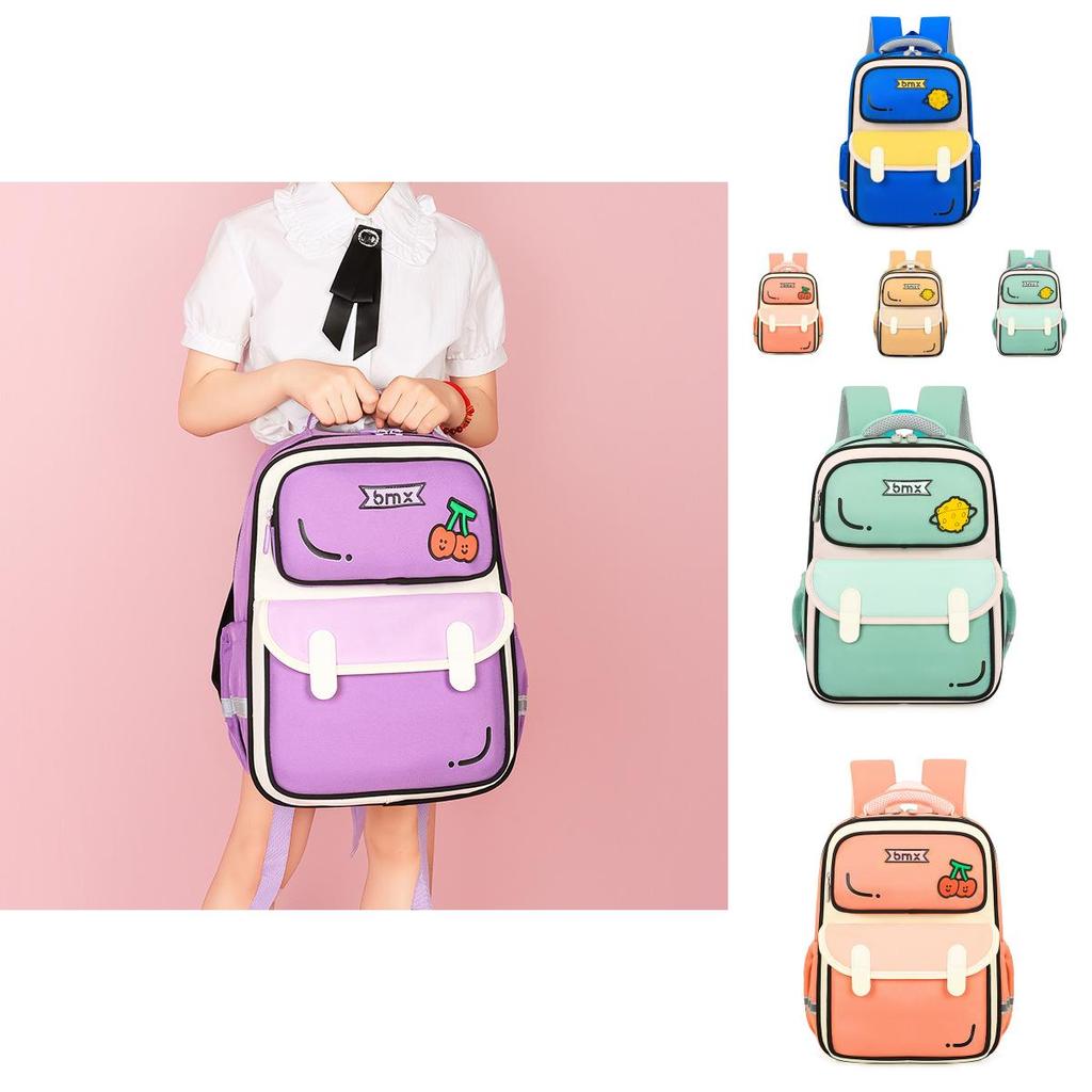 New Lightweight Kids School Backpack For Grade 1-3 Boys And Girls Adorable Fun Design