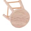 1:12 Dollhouse Miniature Accessories Wooden Stool Chair Doll House Furniture