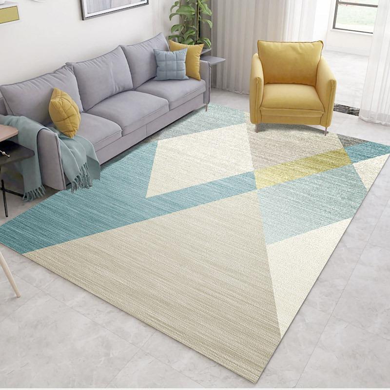 Minimalist Style Non-Slip Rug Modern Living Room Carpet Sofa Mat Bedroom Floor Covering Traditional Home Decor Fashion Beautiful