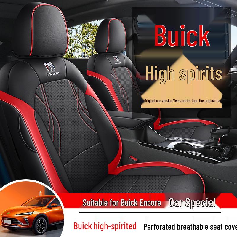 2024 Universal Full Leather Car Seat Cushion for Buick - Four-Season Use