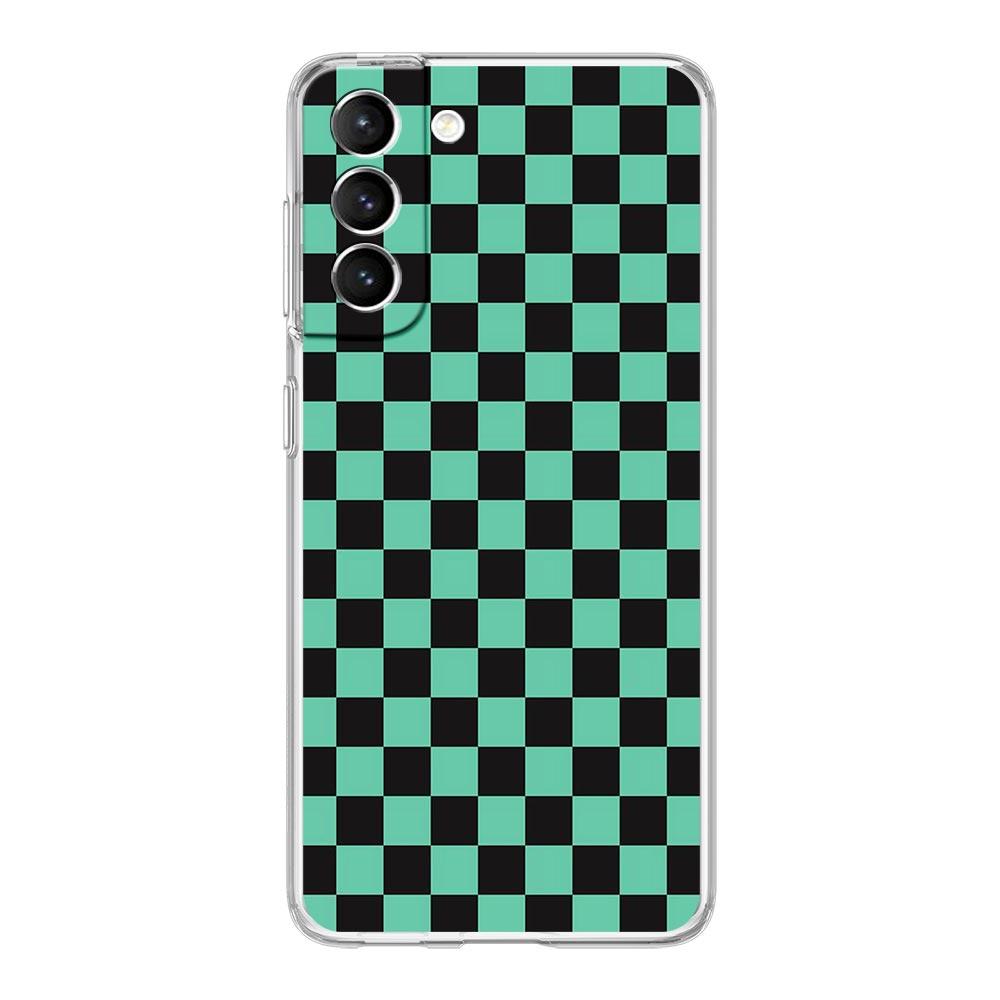 Checkerboard Plaid Checked Phone Case For Samsung Galaxy S23 Ultra S22 5G S20 S21 FE 5G S10E S9 S8 S10 Plus Soft Clear Cover