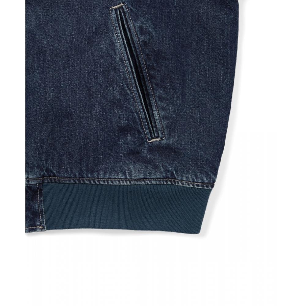 Thisisneverthat Denim Bomber Jacket Blue