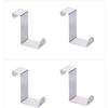Stainless Steel Z Hooks Behind The Door Kitchen Cabinet Door On The Dormitory Wardrobe No Punching Door Back Dual-purpose Hanging Coat Hooks