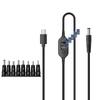 USB C to DC Power Cable 140W Type C to 5V 9V 12V 15V 20V 28V Adjustable Voltage Adapter Connector Cable for Laptop Routers