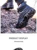 Cross-Border Steel Toe Work Boots: Anti-Smash, Anti-Puncture, High-Top Ankle Support for Men's Comfort and Durability.