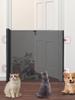 Retractable Pet Safety Gate Wide, Indoor Mesh Fence for Dogs & kitten, Mounting Accessories Included for Doors Hallways