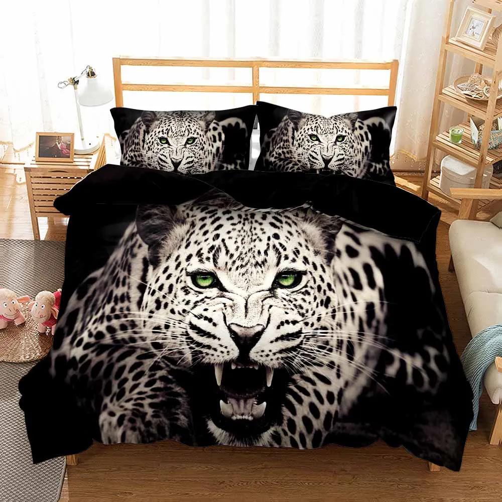 3d Tiger Bedding Set King Queen Winter Duvet Cover Sets Kids,twin Full Queen King Bedroom Set Home Textile Housse De Couette