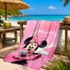 Mouse Couple Artwork Printed Microfiber Beach Towel, Soft And Absorbent, Quick-Dry, Ideal for Summer Travel, Beach Essential, Swimming Pool