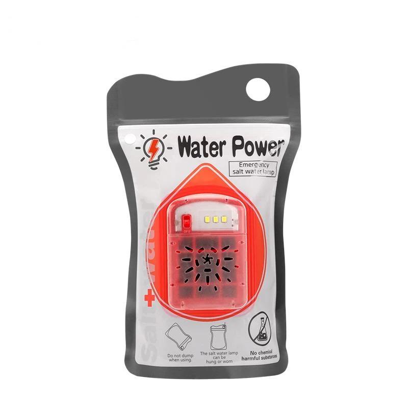 Portable Salt Water Emergency Lamp No Batteries Needed Ideal for Outdoor Camping