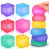 Squishy Stress Relief Cube With Gel Beads, Pocket Fidget Toy For Focus & Relaxation - Anti-Anxiety Sensory Tool For Office