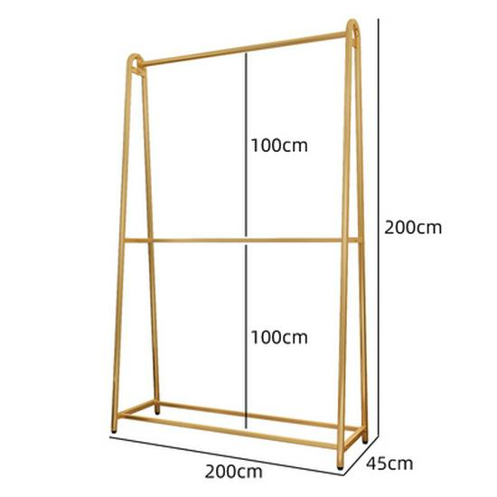 Double-Layer Floor Display Rack for Wedding Dresses