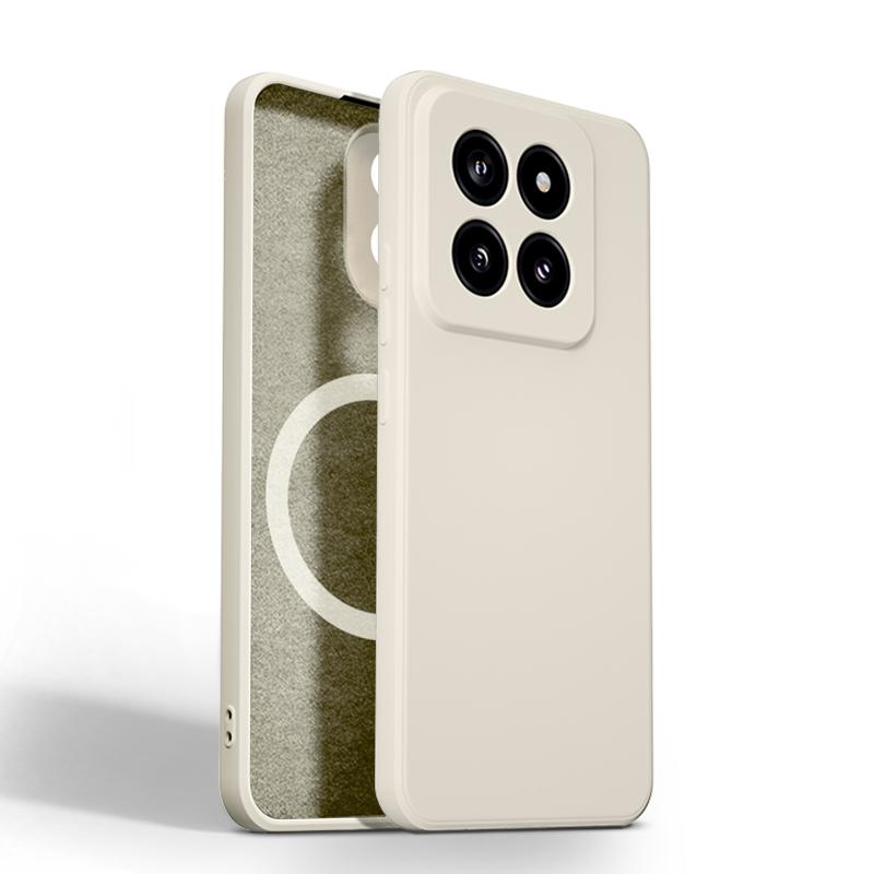 

Роскошный магнитный чехол Magsafe для Xiaomi 14 Ulter 13T 12T Redmi Note 12 11 13 Pro Lite жидкий силиконовый чехол для беспроводной зарядки For Redmi Note 11