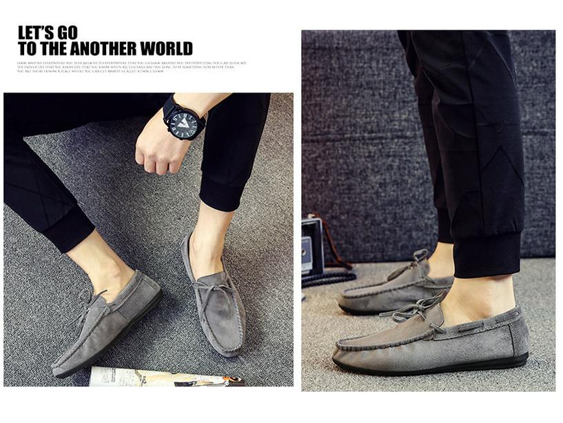 Herrskor 2024 Frostat Andningsbart Slip-On Casual - Koreansk Stil