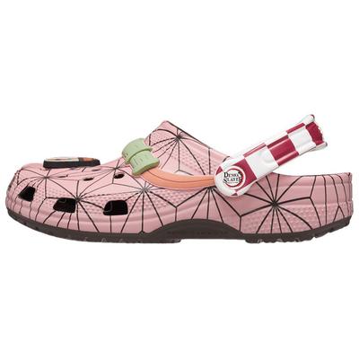 Demon Slayer x Classic Clog Nezuko Baskets Unisexe Rose Vert 209320-206