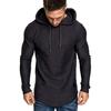 King Billion Spring Collection Men's Stylish Long Sleeve Hoodie - Curved Hem, Branded Tag & Drawstring Hood - Casual Streetwear Essential