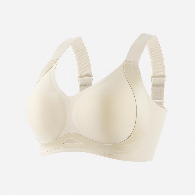 Summer Seamless Support Bra for Large-Breasted Women: Flattens, Lifts, and Gathers for a Slimmer Look