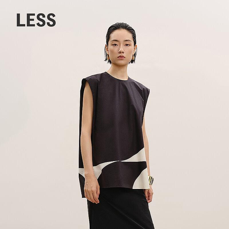 

LESSLESS Women s Loose Sleeveless Shirt M