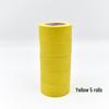 Waterproof Electrician's Insulating Tape, 15m, Wear-Resistant, Available in Red, Yellow, Blue, Green, Black, and White, Width Options: 10/30/50mm