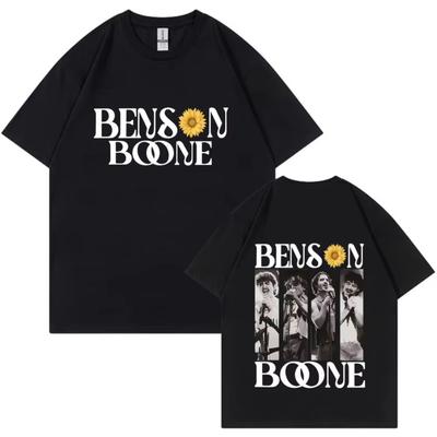 Benson Boone American Heart Tour Gothic Graphic 2026 Humor TShirts Unisex Women Tshirt Cotton Hiphop High Quality Cozy Casual Top
