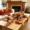 Realistic Plastic Bouquet for Home Artificial Fall Eucalyptus Garland, Autumn Money Leaf Vine Faux Greenery Maintenance Free Floral Decor Thanksgiving