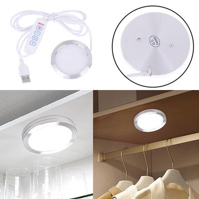 8Mm Usb Dc5V 2W Dimmable Spotlight Surface Mounted Mini Led Lighting Circular Ceiling Light Diy Light Exhibition Cabinet Lamp