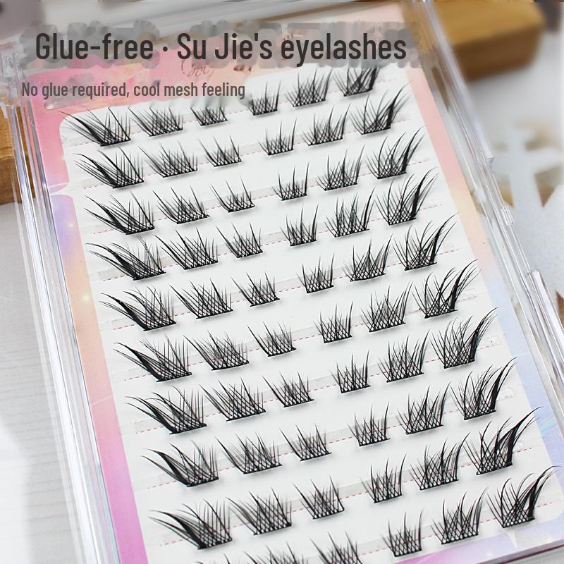 Glue-Free Self-Adhesive Fox-Style Long-Lasting Faux Eyelashes