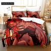 3D Print Fashion Kawaii Nakiri Ayame Bedding Set Boys Girls Twin Queen Full Size Duvet Cover Pillowcase Bed Adult Bedroom