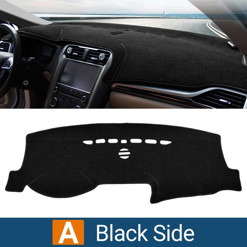 For Ford Mondeo 5 MK5 Fusion 2013 2014 2015 2016 2017 2018  Car Dashboard Mat Sun Shade Non-slip Cover Accessories A Black Side