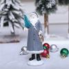 Christmas Figurine Figure Decors Resin Santa Clauses Statue Christmas Decorative Figurine Table Centerpieces for Holiday