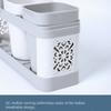 Creative Washing Cup Holder Hollow Design Multifunction Toothbrush Holder Set Independent Grids Thicken Bottom